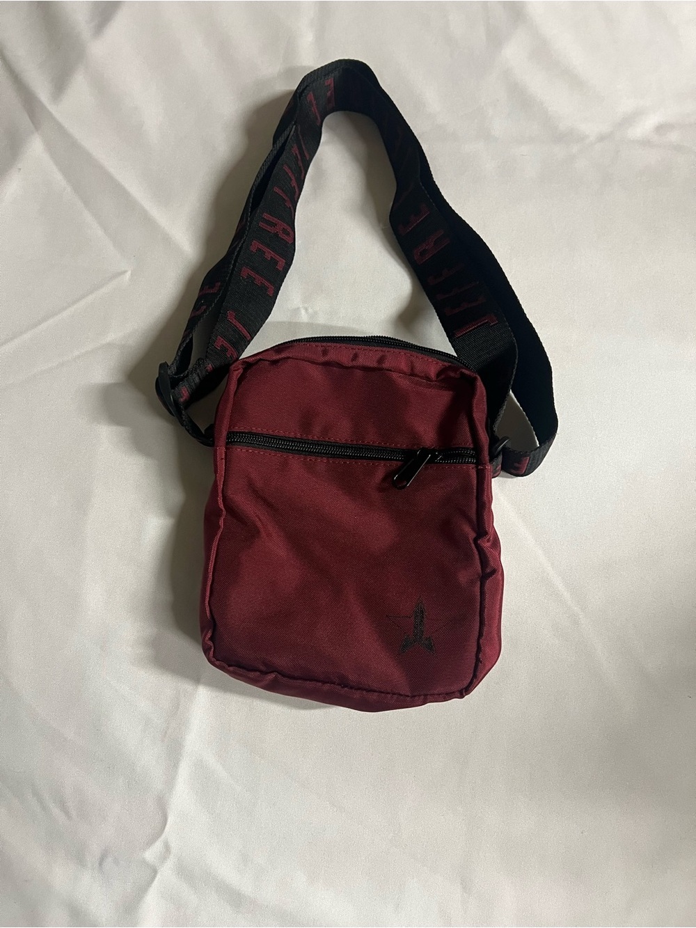 Jeffree Star maroon Crossbody Bag